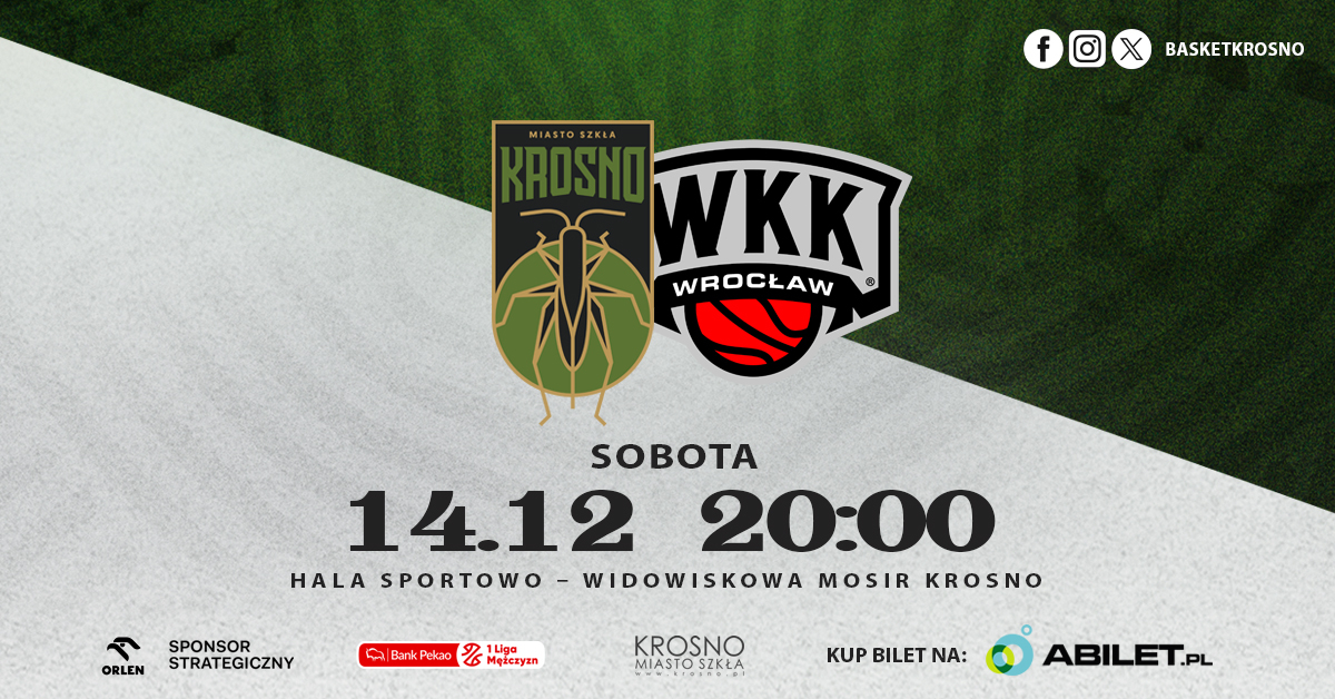 Miasto Szkła Krosno vs WKK Active Hotel Wrocław