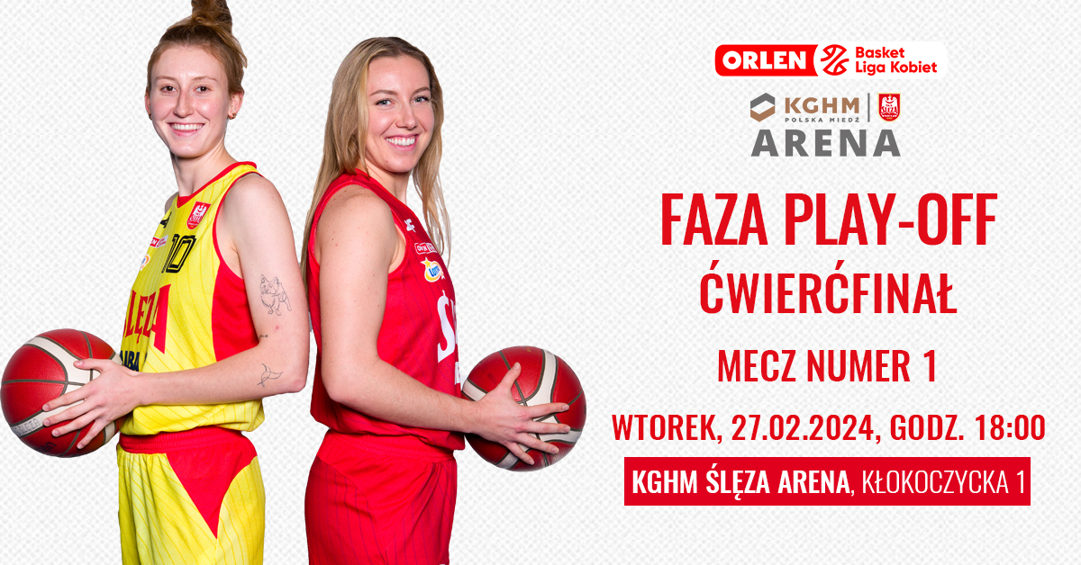 1KS Ślęza Wrocław - 1. mecz ćwierćfinałów Orlen Basket Ligi Kobiet