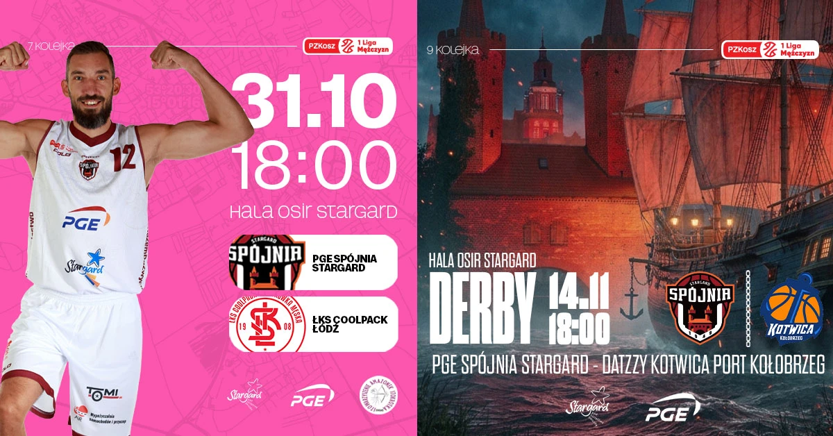 PGE Spójnia Stargard - bilet na 2 mecze
