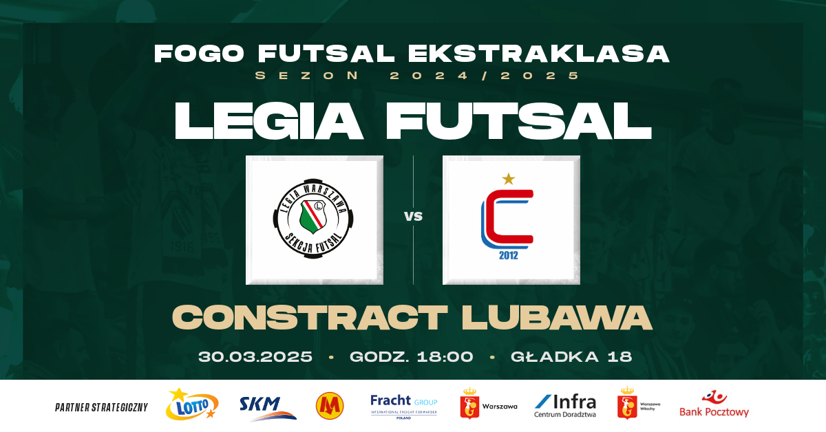 Legia Warszawa Futsal vs Constract Lubawa