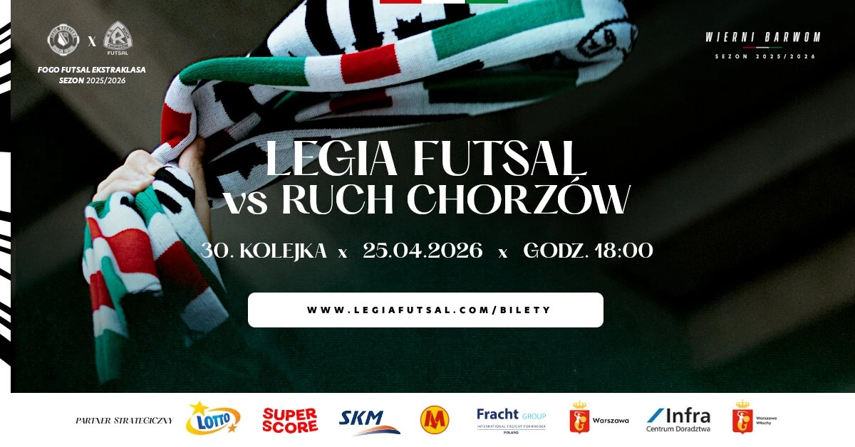 Legia Warszawa Futsal vs Ruch Chorzów