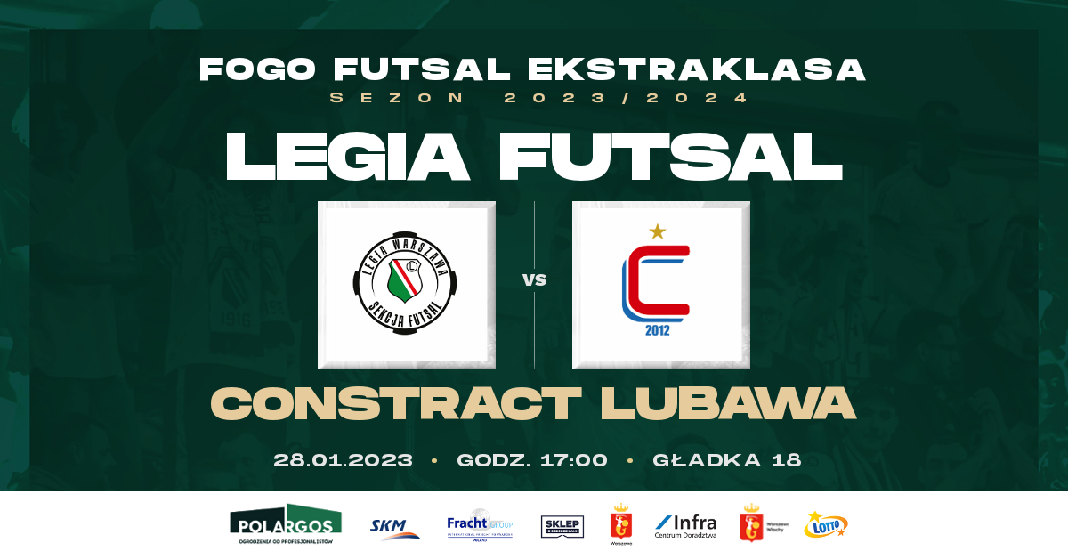 Legia Warszawa Futsal vs Constract Lubawa