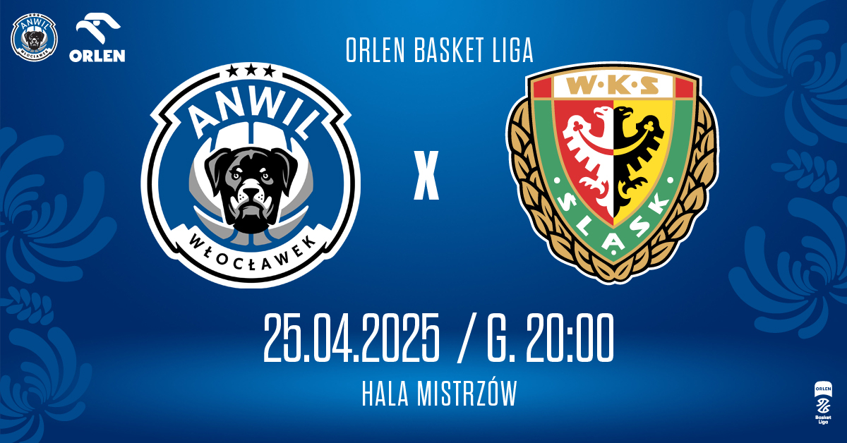 Anwil Włocławek vs WKS Śląsk Wrocław