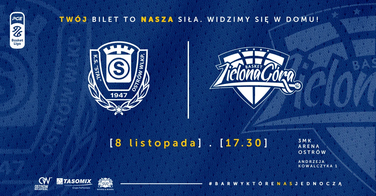Tasomix Rosiek Stal Ostrów Wielkopolski vs Zastal Zielona Góra